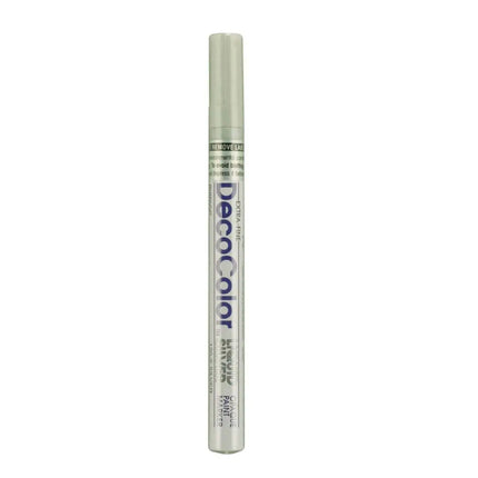 Decocolor Metallic Marker Extra Fine Liquid Silver - Party Expo