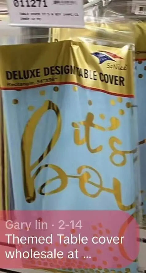 Deluxe Design Tablecover - It's A Boy - Party Expo