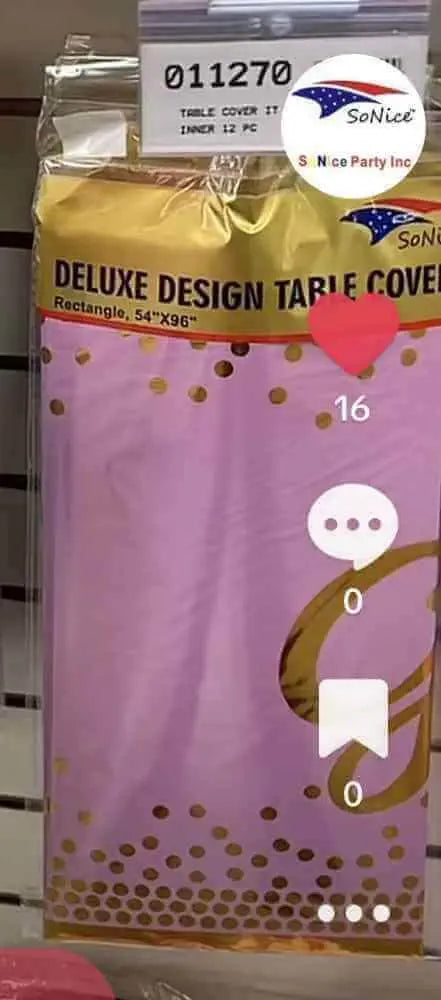 Deluxe Design Tablecover - It's A Girl - Party Expo