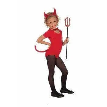 Devil Plush Costume Accessory Kit - Red - Party Expo