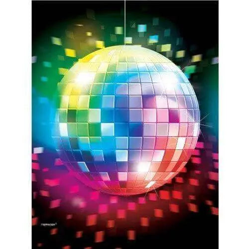 Disco Fever Plastic Tablecover - Party Expo