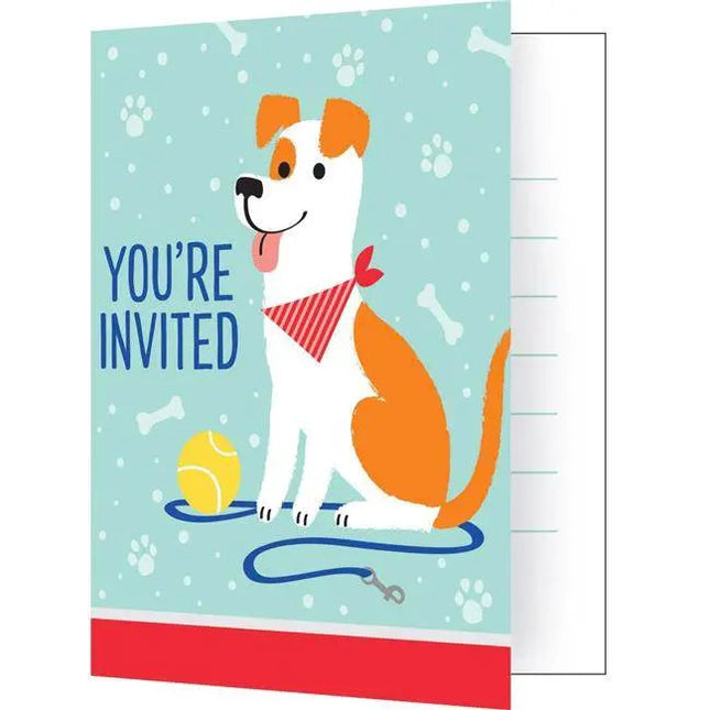 Dog Party - Invitations (8ct) - Party Expo