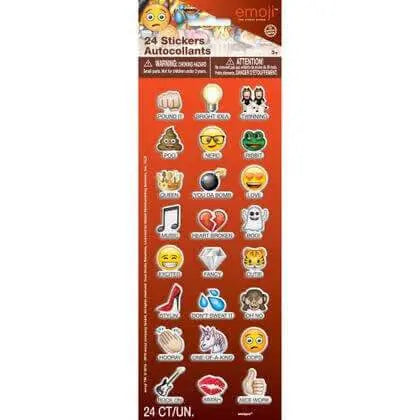 Emoji Sayings Puffy Sticker Sheet - Party Expo