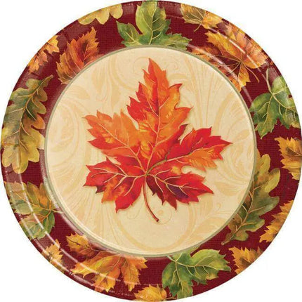 Fall Flourish - 9" Dinner Plates (8ct) Party Expo  