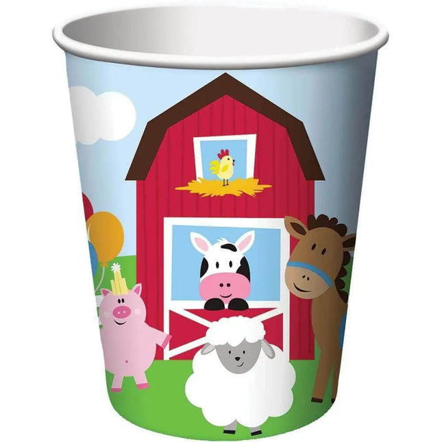 Farmhouse Fun - 9oz Paper Cups (8ct) - Party Expo