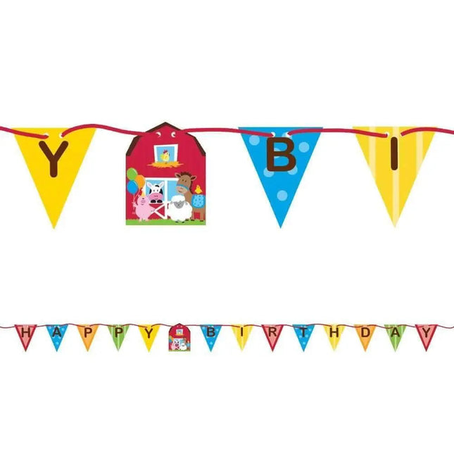 Farmhouse Fun Ribbon Banner - Party Expo