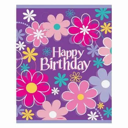 Floral Happy Birthday Loot Bags - Party Expo