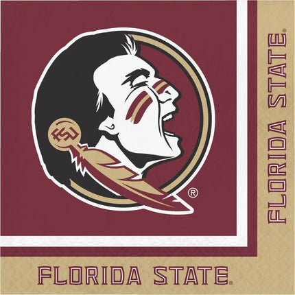 Florida State University (FSU) Seminoles Paper Lunch Napkins (20ct) - Party Expo