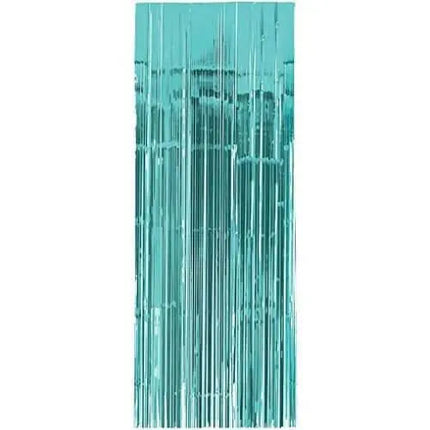 Fringed Doorway Curtain - Blue - Party Expo