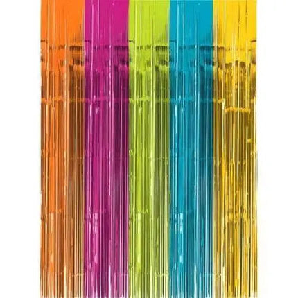 Fringed Doorway Curtain - Multicolor - Party Expo
