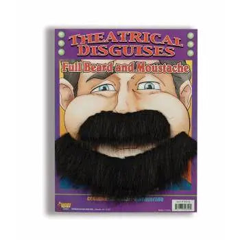 Full Beard & Moustache Set - Party Expo