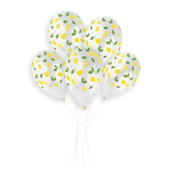 Gemar - 12" Lemon Rush Crystal Clear Latex Balloons #1022 (50pcs) Party Expo  