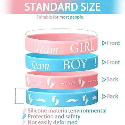 Gender Reveal - Bracelets (8pcs) - Party Expo