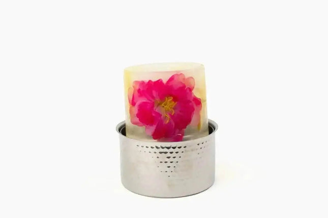 Glasi - Ice Mold Hammered Wine Chiller Silver (1ct) - Party Expo