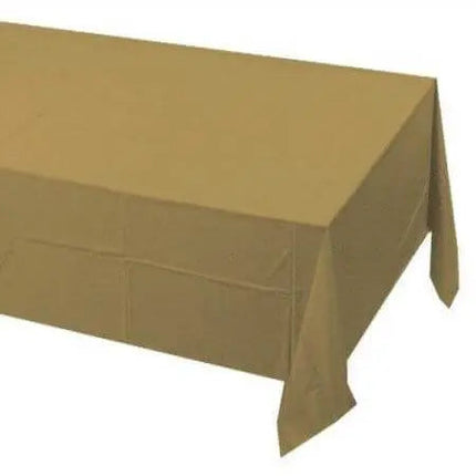 Glittering Gold Tis-Ply Tablecover 54*108 - Party Expo