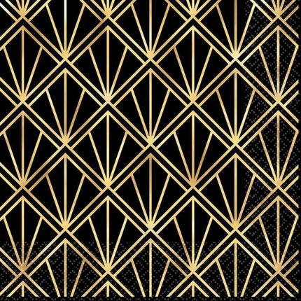 Glitz & Glam Lunch Napkins (16ct) - Party Expo