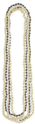Glitz & Glam Metallic Bead Necklaces (8ct) - Party Expo