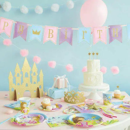 Gold Star Pick Birthday Candles (6ct) - Party Expo