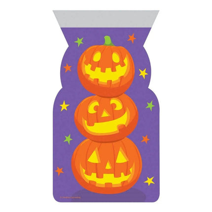 Halloween Stacked Pumpkins Favor Bags - Party Expo