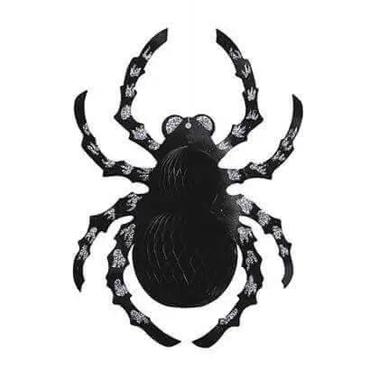 Hanging Glitter Spider Decoration - Party Expo
