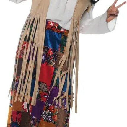 Hippie Fringed Vest (1ct) - Party Expo