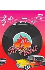 I Love Rock and Roll Classic 50's Plastic Tablecover (1ct) - Party Expo