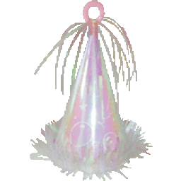 Iridescent Party Hat Balloon Weight Party Expo  
