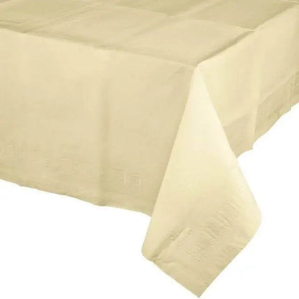 Ivory Tis-Ply Tablecover 54x108 - Party Expo