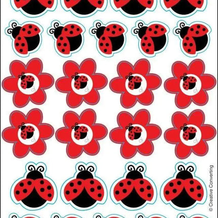 Ladybug Fancy Value Stickers - Party Expo