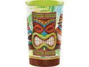 Luau - 20oz Tiki Time Plastic Cup - Party Expo
