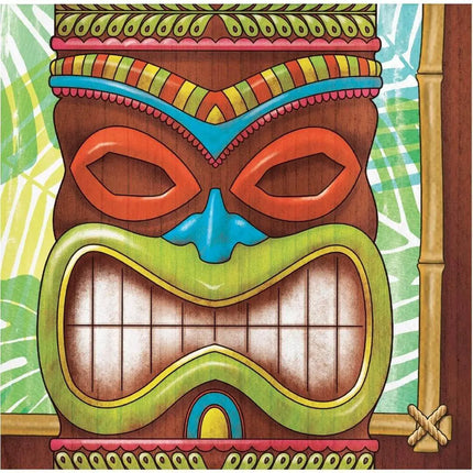 Luau - Tiki Time Beverage Napkins (100ct) - Party Expo