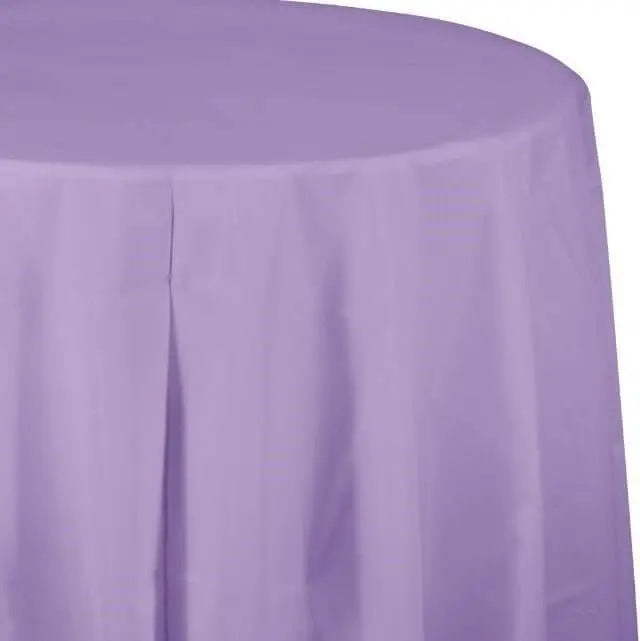 Luscious Lavender Octy Round Table Cover - Party Expo