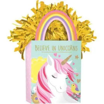 Magical Unicorn - Mini Tote Balloon Weight - Party Expo