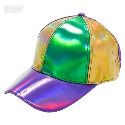 Mardi Gras Iridescent Baseball Cap - Party Expo