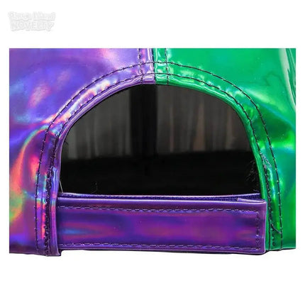 Mardi Gras Iridescent Baseball Cap - Party Expo