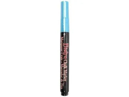 Marvy Bistro Fine Tip Chalk Marker - Fluorescent Blue - Party Expo