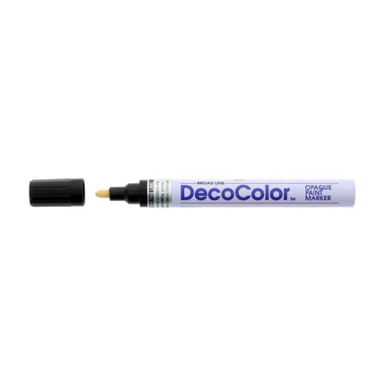 Marvy Decocolor Marker Broad Line - Black - Party Expo