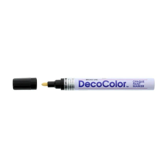 Marvy Decocolor Marker Broad Line - Black - Party Expo
