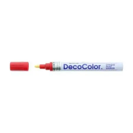 Marvy Decocolor Marker Broad Line - Red - Party Expo