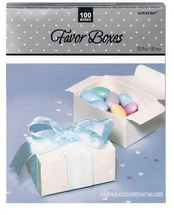 Mega Pack Favor Boxes - Ivory - Party Expo
