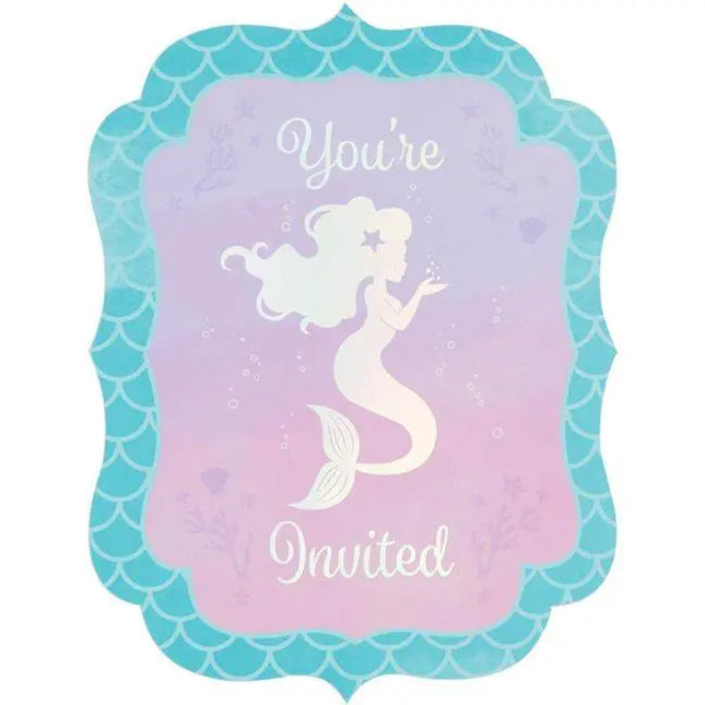 Mermaid Shine Invite - Party Expo