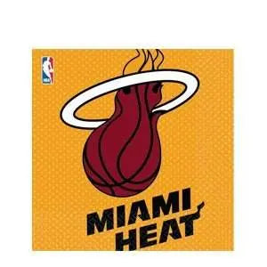 Miami Heat - Lunch Napkins (16ct) - Party Expo