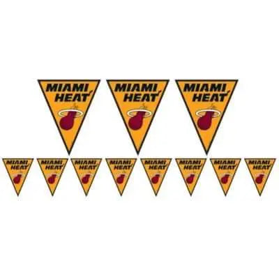 Miami Heat - Pennant Banner - Party Expo