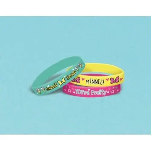 Minnie Mouse Happy Helpers - Rubber Bracelets - Party Expo