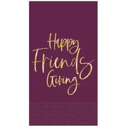 Modern Happy Friendsgiving Dinner Napkins (16ct) - Party Expo