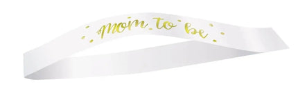 Mom To Be Foil Satin Sash - Party Expo