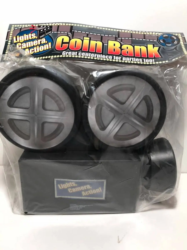 Movie Star "Lights, Camera, Action" Coin Bank Party Expo  