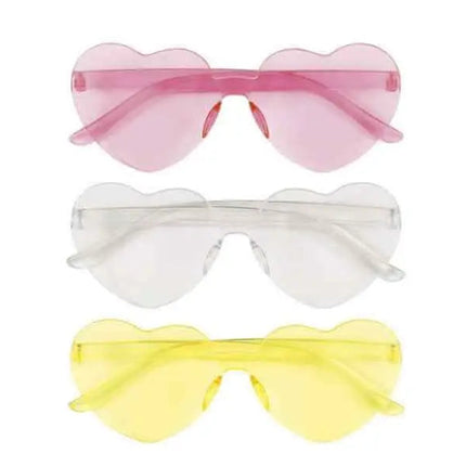 Novelty Heart Shaped Glasses (3 Count) - Party Expo
