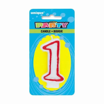Number '1' Deluxe Birthday Candle - Party Expo