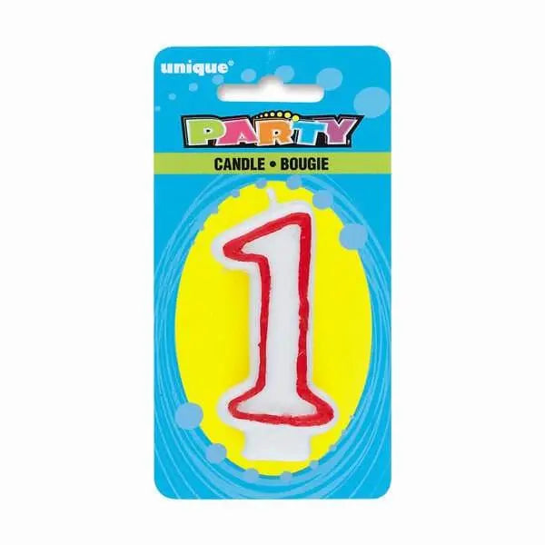 Number '1' Deluxe Birthday Candle - Party Expo